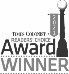times colonist readers choice award winner 2021 grayscale logo