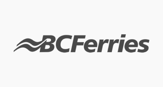 bc ferries grayscale logo