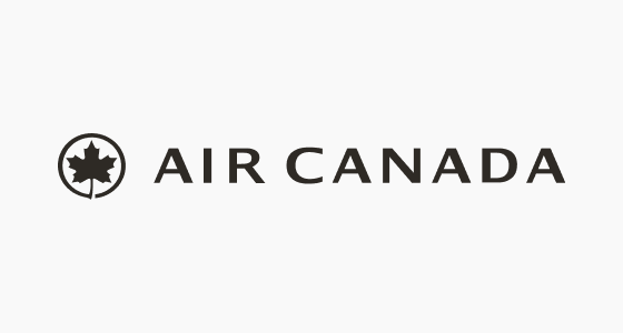 air canada grayscale logo