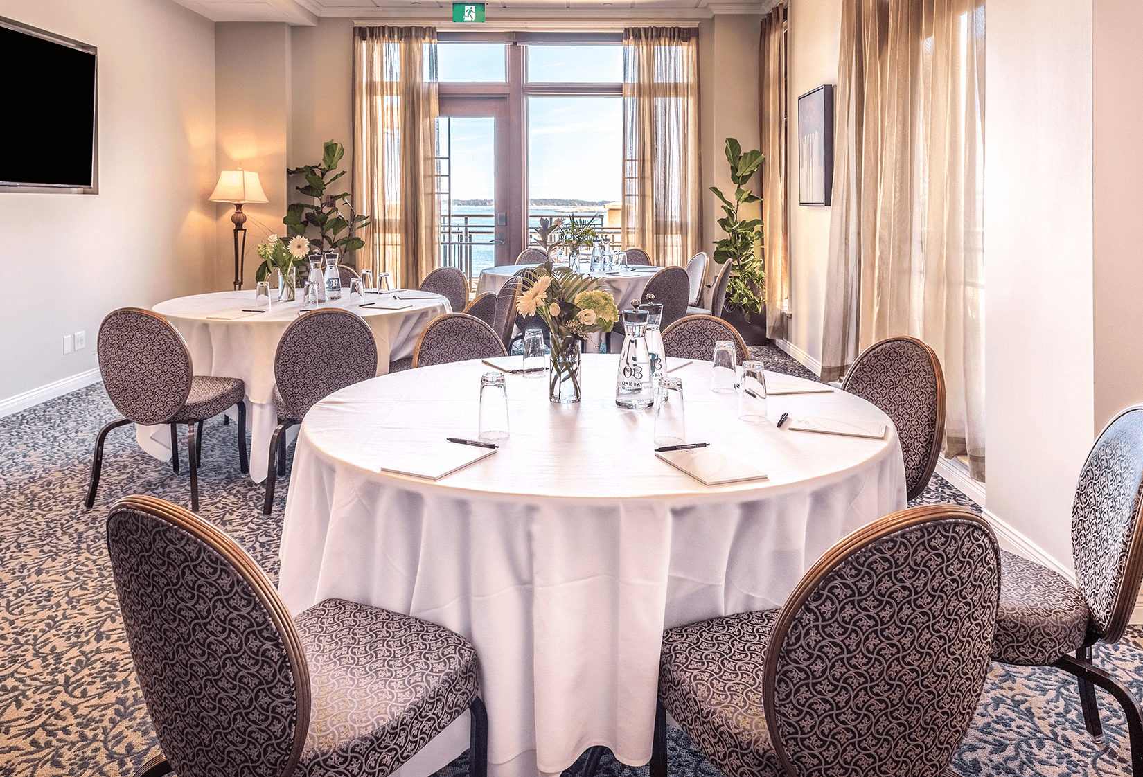 oak bay beach hotel executive meeting room elegant room