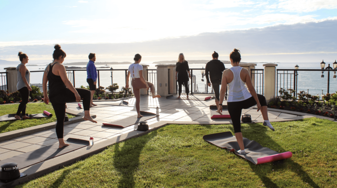 Sunrise Yoga in the Gardens